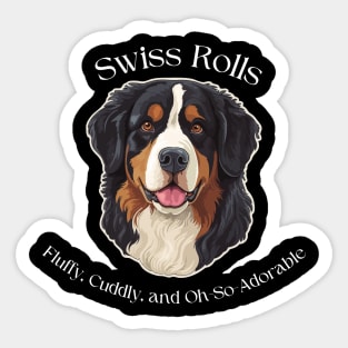 Greater Swiss Dog-Swiss Rolls Sticker